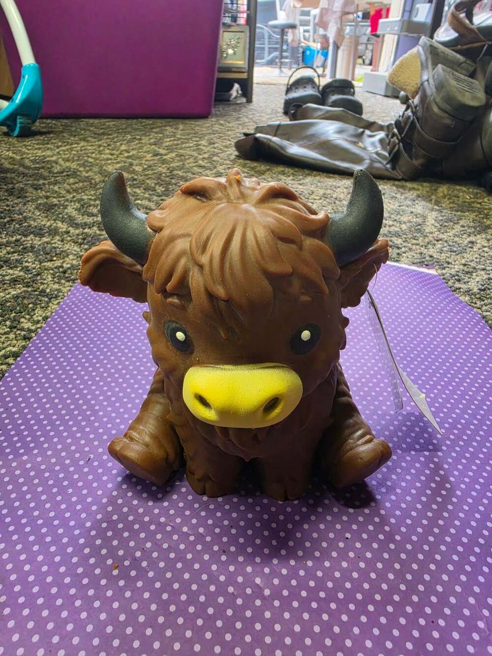 Toymendous Squishy Highland Cow Brown